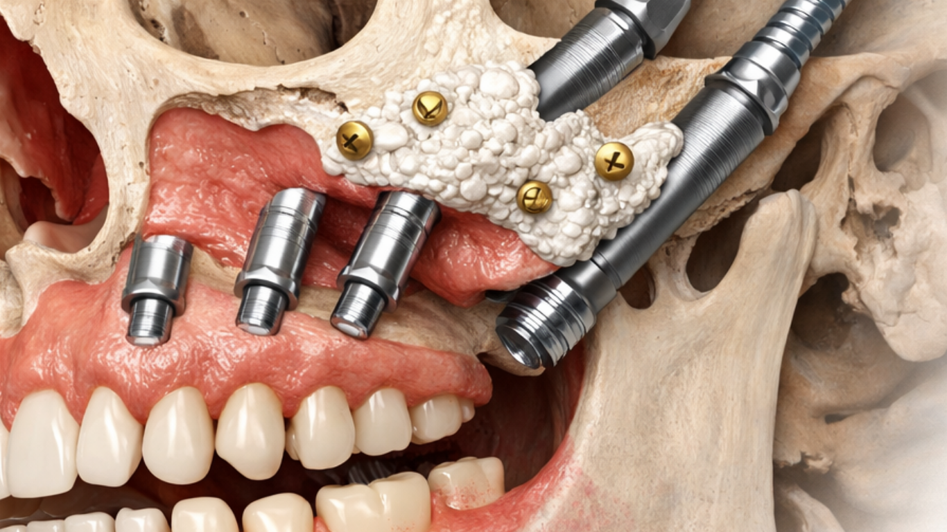 Photo d'un implant zygomatique