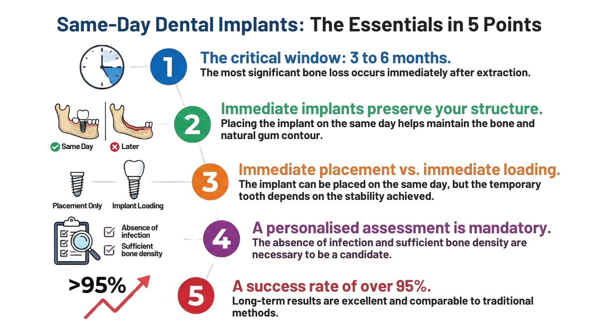 An infographic explaining the key takeaways 